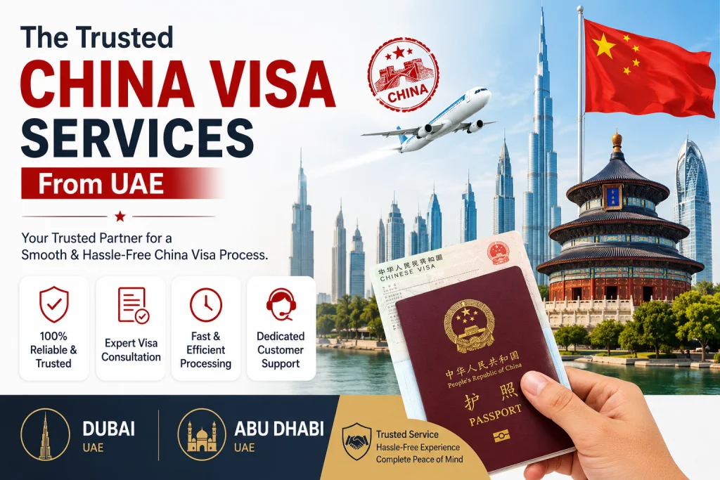 China Visa Services from UAE