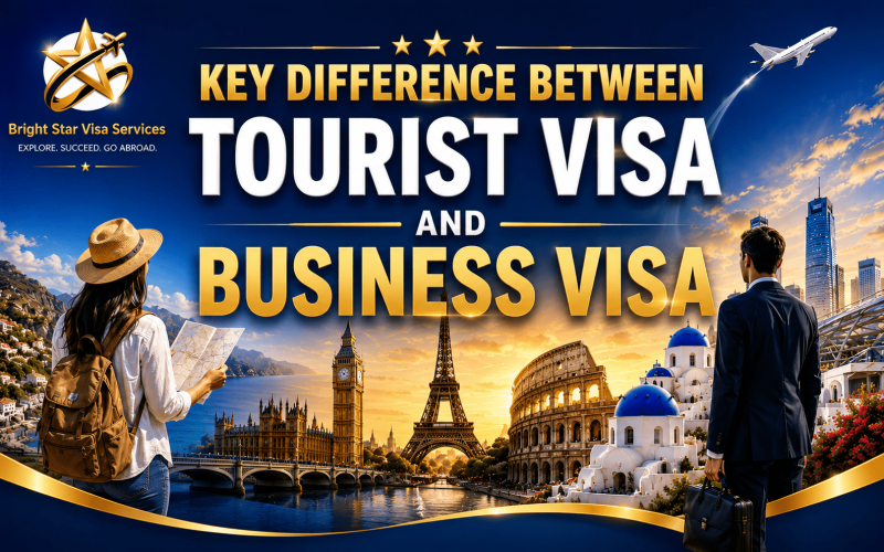 Difference between tourist visa and business visa